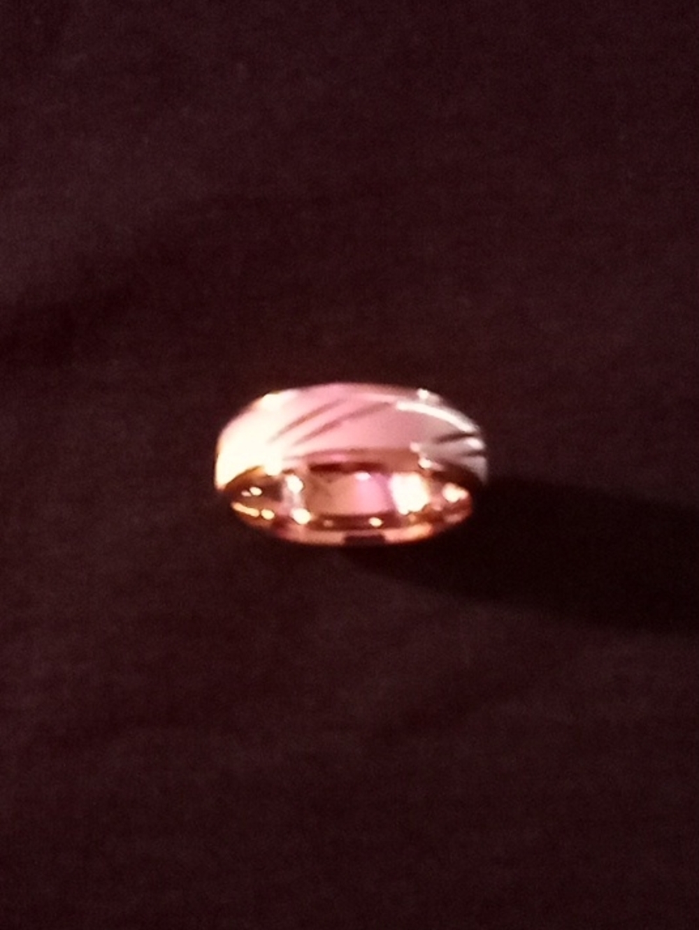 Two-Tone Rose Gold and Silver Women's Fashion Band